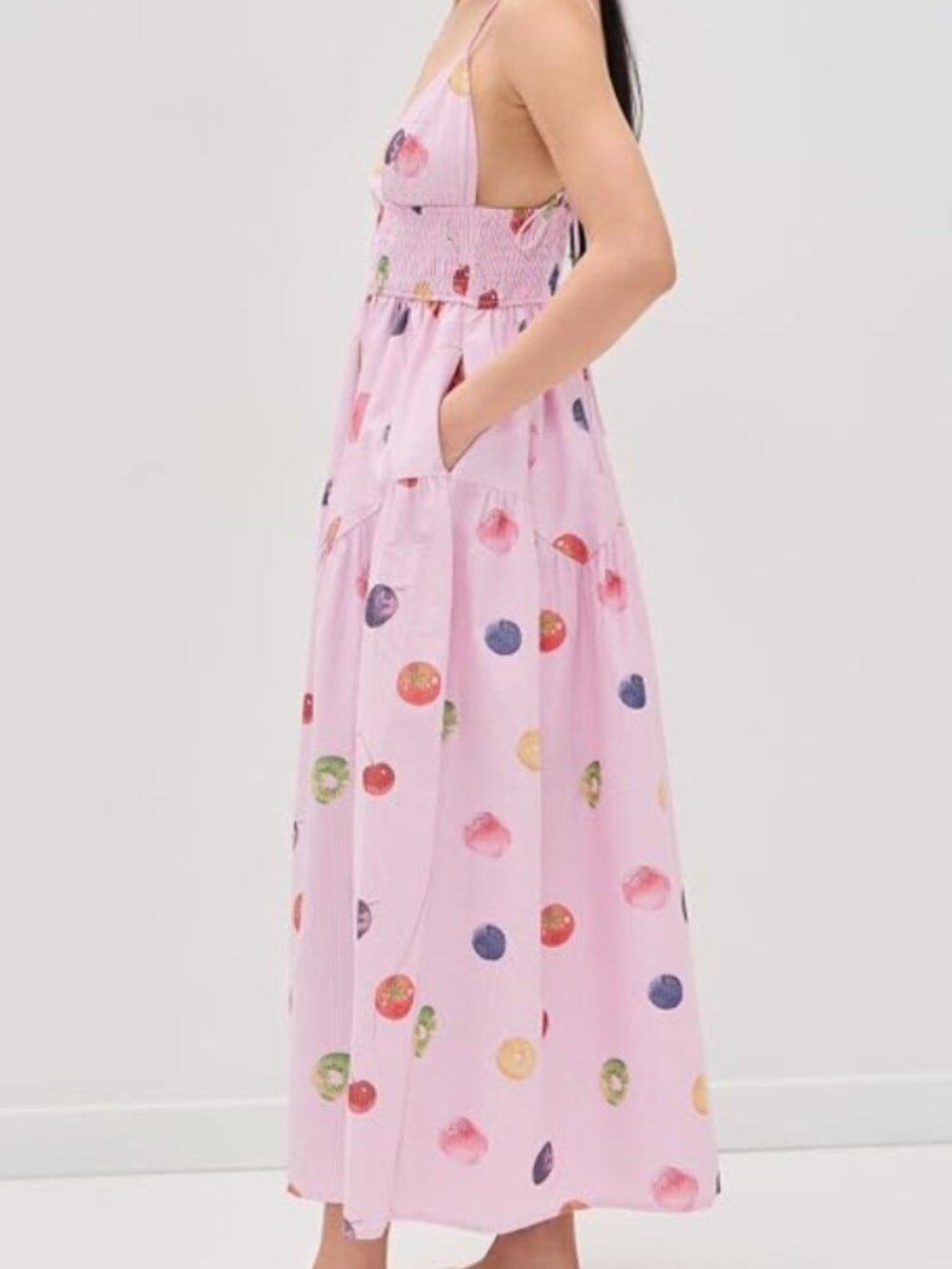 En Saison Women's Fruit Medley Maxi Dress - Medium - NWT - Picture 4 of 6